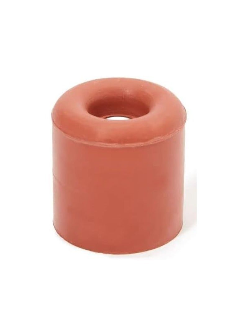 KNP Rubber Door Stopper Heavy Duty Door Stopper Rubber Door Bumper Wall Protector Rubber Security Wedge (Red) 40MM