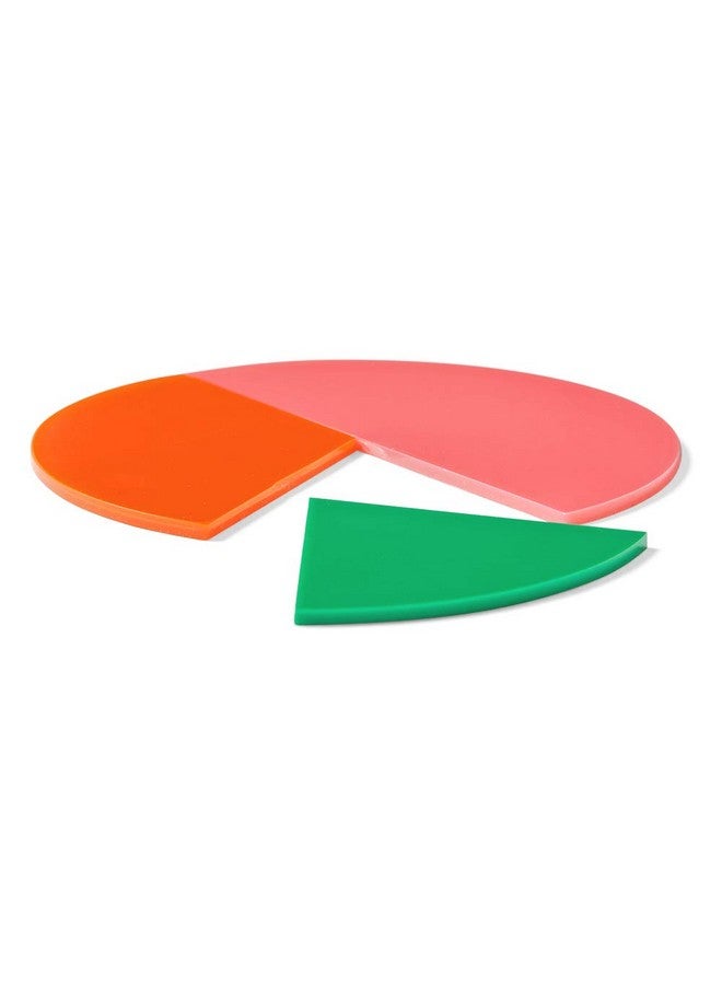 hand2mind hand2mind Plastic Rainbow Fraction Circles, Fraction Manipulatives, Unit Fraction, Rainbow Circle Math Manipulatives, Fraction Games, Montessori Math, Homeschool Supplies (Set of 51) - Image 4