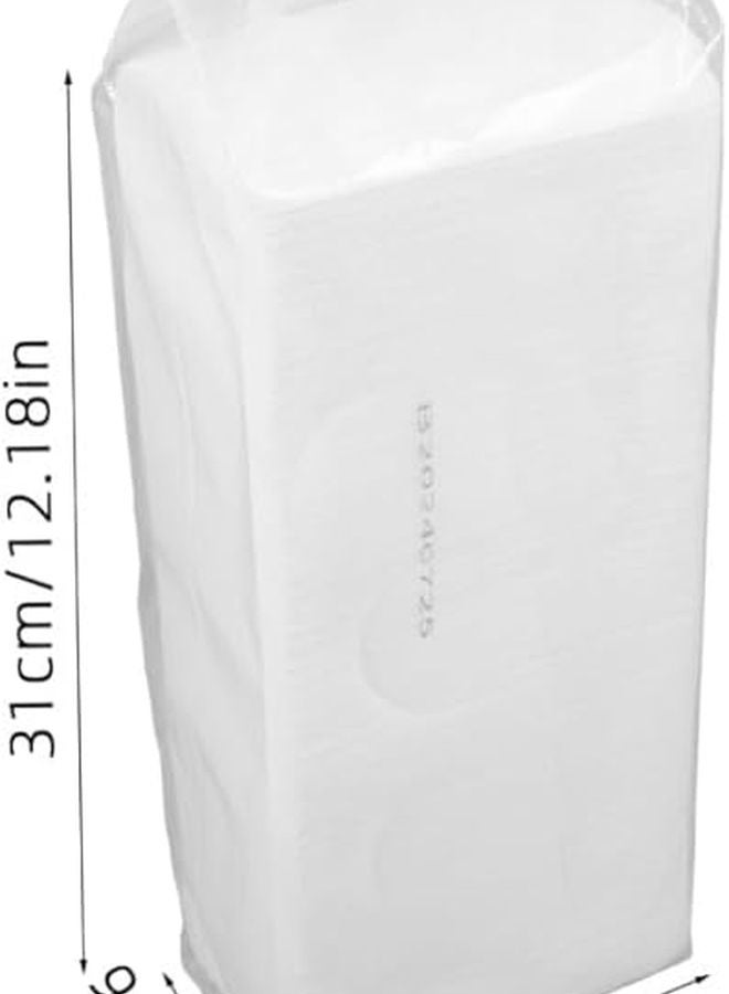 FRCOLOR مناديل ورقية يمكن التخلص منها بتصميم أنيق على شكل صدفة وماصة للحفلات والمناسبات والمنزل والتجارية - Image 3