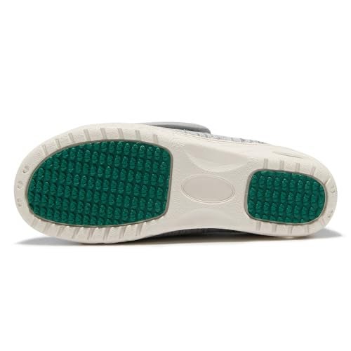 GudaFoot Women's Diabetic Shoes Easy Put on with Adjustable Lightweight for Edema Plantar Fasciitis Bunions Arthritis Neuropathy Wide Width Swollen Feet Bottom Fattening and Widening Elderly Shoes Grey,6.5 - Image 4