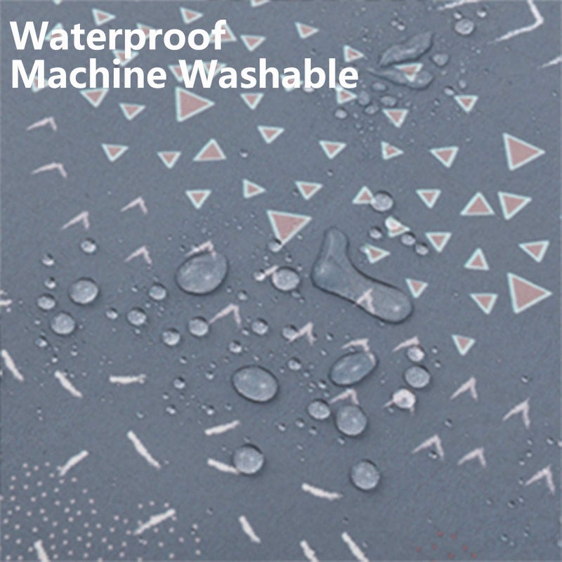 Womumon Splat Mat for Under High Chair/Arts/Crafts, WOMUMON 51" Waterproof Spill Mat Washable Non-Slip Floor Protector Splash Mat, Messy Mat and Table Cloth - Image 4