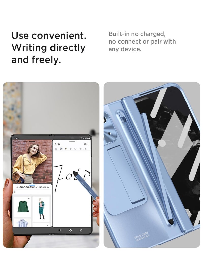 general Google Pixel 10 Pro Fold Case with Pen, Zipper Protector, PC Shockproof Cover, HD Screen Protector, Adjustable Kickstand, Case for Google Pixel 10 Pro Fold - Image 4