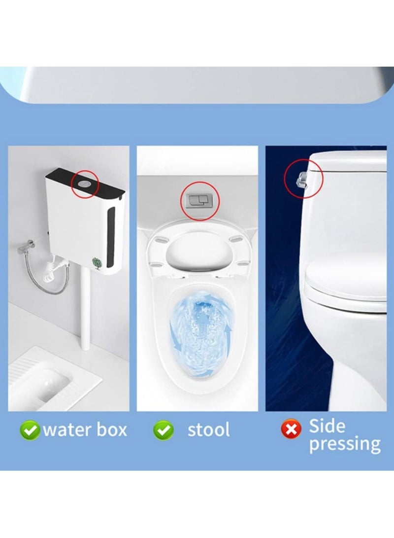 general Toilet Sensor Flusher Automatic Press Intelligent Infrared Flushing Waterproof Type-C Charging for Home Hotel - Image 3