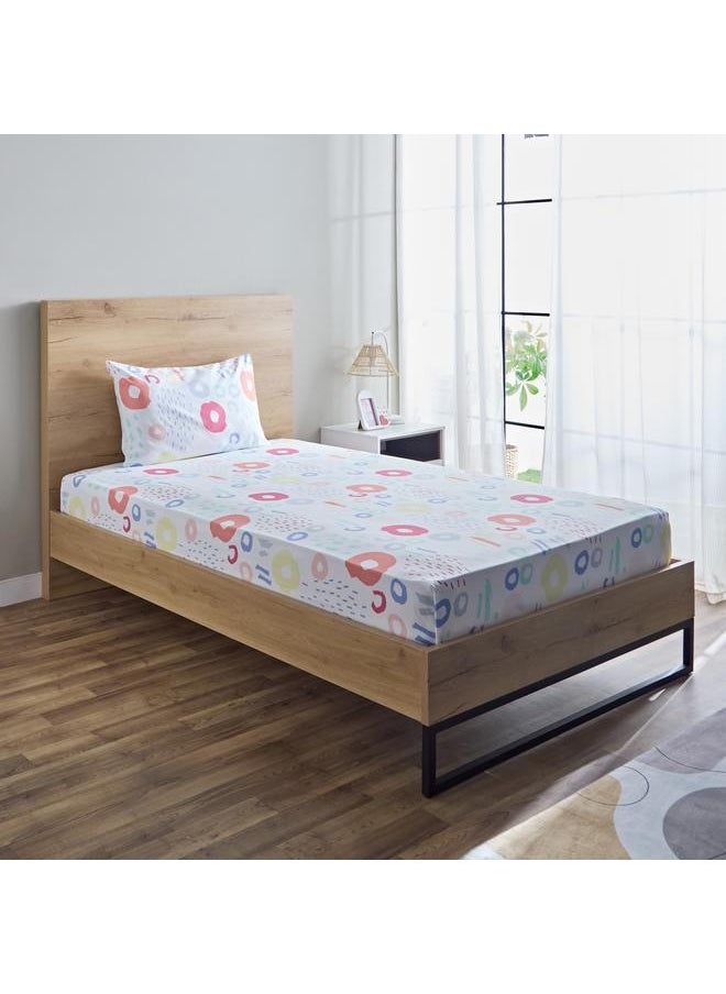Home Box Nora Regina 2-Piece Single Microfibre Flat Sheet Set - 160x240 cm  - Image 1