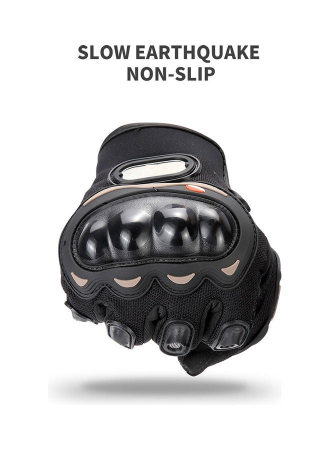 NIBEMINENT Men’s Motorcycle Rider Anti-Fall Full Finger Gloves - Image 5