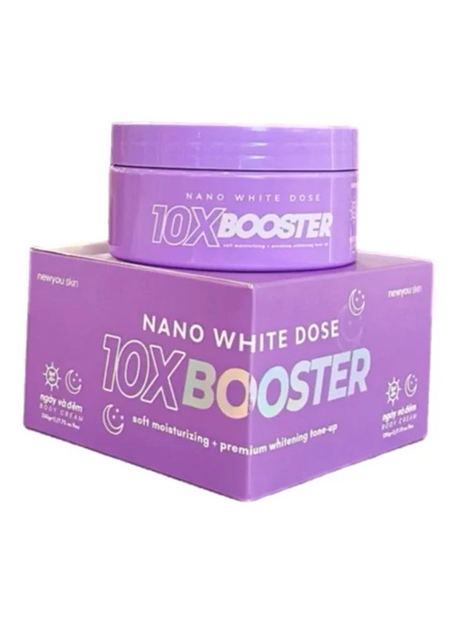 New You Newyou Skin Nano White Dose 10X Booster Cream – Premium Whitening Tone-Up Moisturizing Cream for Soft, Glowing, Hydrated Skin | Day & Night Brightening Formula with Smooth Texture, Deep Nourishment & Radiant Finish 200g - Image 1