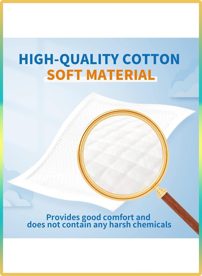 Vividorad Extra-Thick Leak-Proof Baby Pee Pads - Ultra Absorbent, Breathable, Easy Clean, Quick Drying, Odor Control, 5-Layer Protection(100/50/40/20Count ） - Image 4