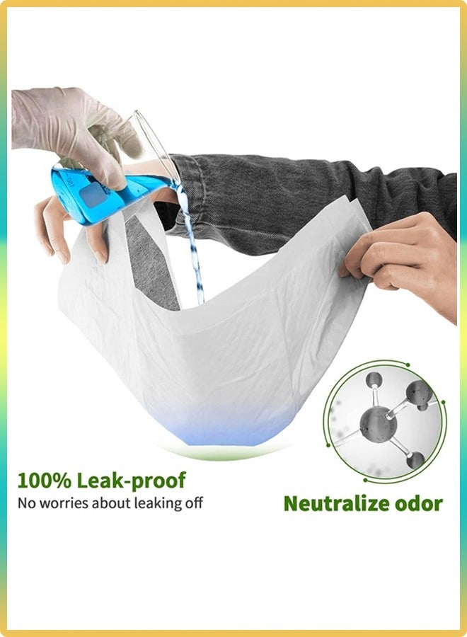 Vividorad Extra-Thick Leak-Proof Baby Pee Pads - Ultra Absorbent, Breathable, Easy Clean, Quick Drying, Odor Control, 5-Layer Protection(100/50/40/20Count ） - Image 5