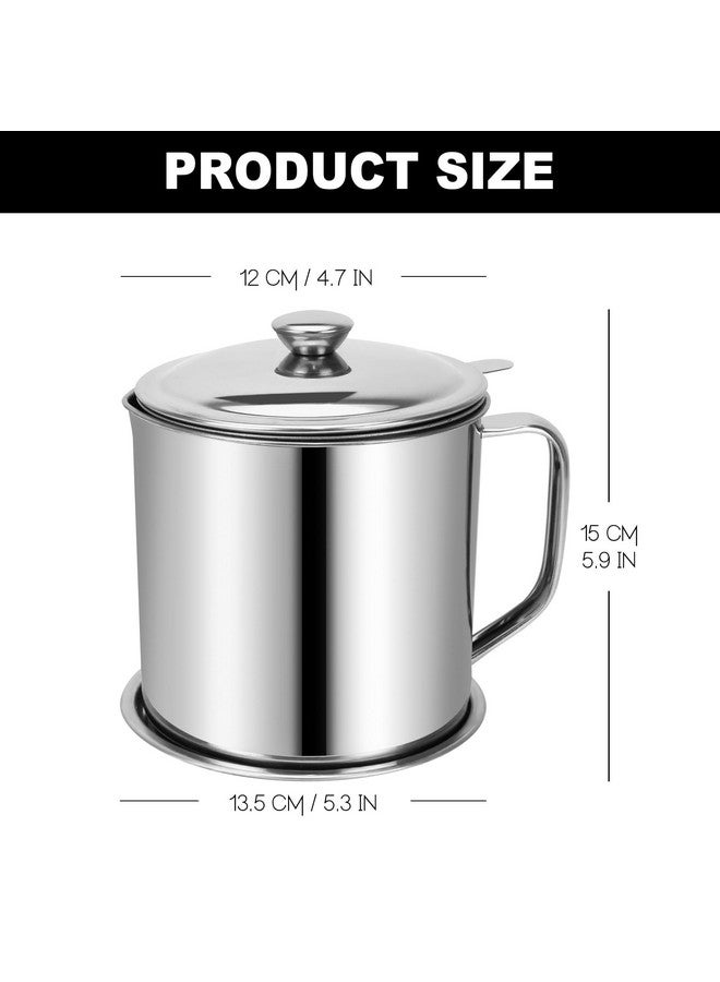 Golf Bacon Grease Container,Kitchen Oil Container Can with Strainer and Anti-slip coaster tray for Store Meat Frying Oil and Cooking Grease Storage - Image 2