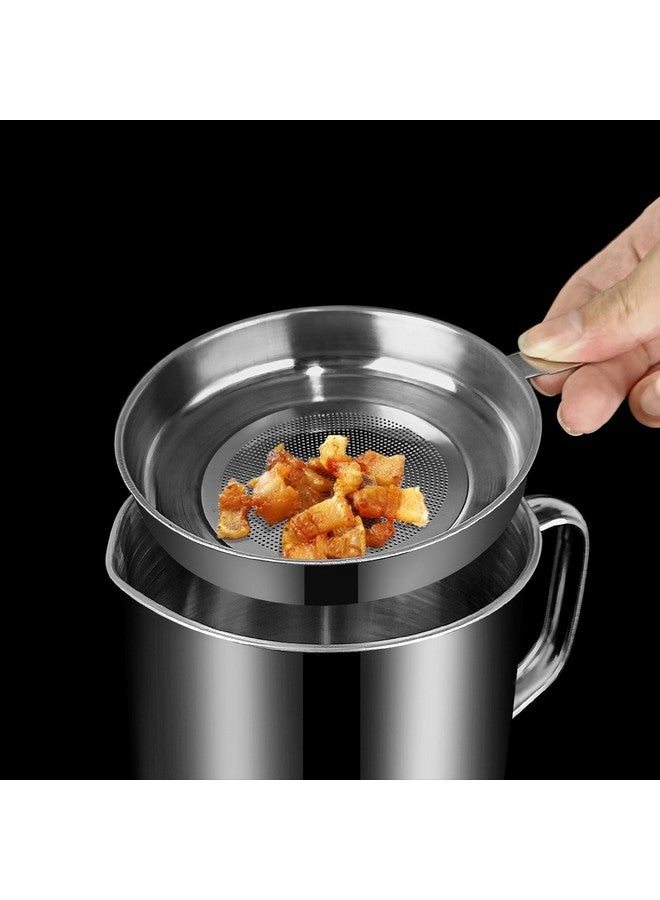 Golf Bacon Grease Container,Kitchen Oil Container Can with Strainer and Anti-slip coaster tray for Store Meat Frying Oil and Cooking Grease Storage - Image 5