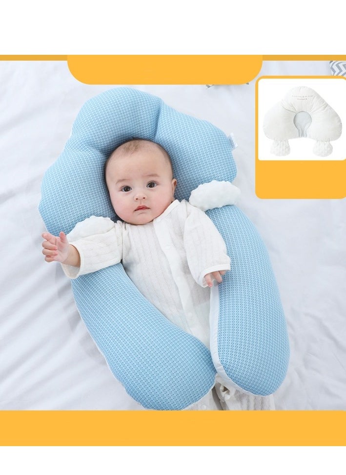 MIXDE Baby Newborn Nursing Sleeping Pillow Anti-Startle Toddler Boys and Girls Comfortable Lightweight Shaping Pillows for Kids Infants Superhigh Quality 