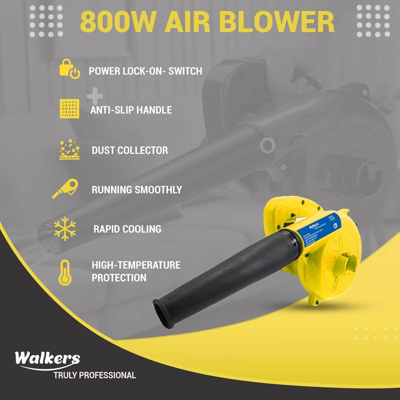 Walkers Walkers WKCB242M1 800W18000RPM Electric Air Blower and Suction Dust Cleaner for ACComputerHome with Carbon Brushes Forward Curved Air Blower Corded Vacuum  - Image 2