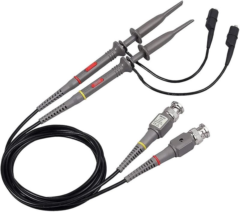 P6100 مجسات راسم الإشارات 100 ميجاهرتز مجموعة كابل اختبار BNC مع مشابك التمساح - Image 4