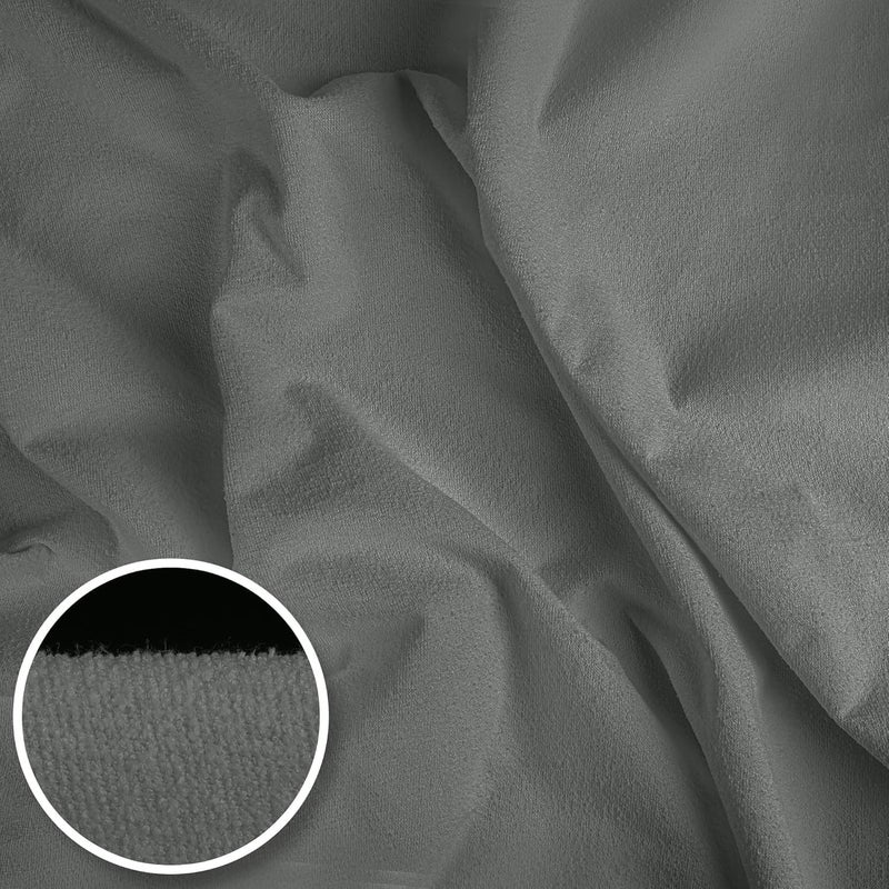 SEM B GRA 100% Waterproof Grey Pillow Protectors with Zipper Closure 16x25x5 Inch Size (2 Pack), Terry Cotton Pillow Covers, Bed Bug and Dust Mite Proof - Image 5