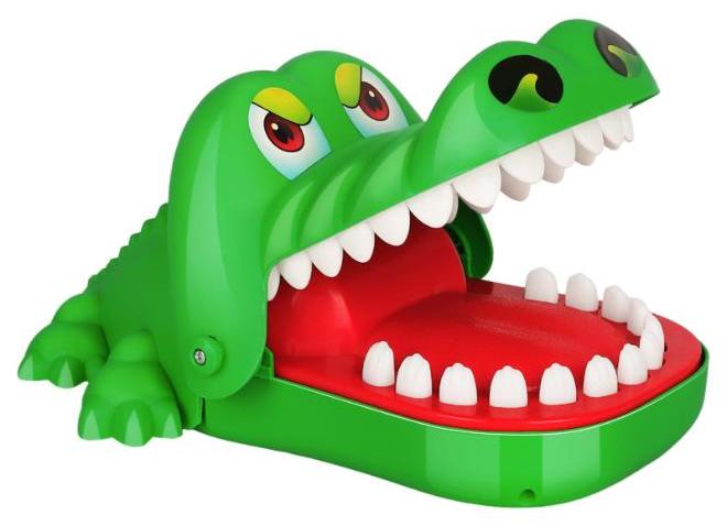 تمساح DCGB عند طبيب الأسنان، لعبة المهارة، لعبة للأطفال، البنات والأولاد، لعبة عائلية، لعبة الحفلات، بلاستيك، هدية