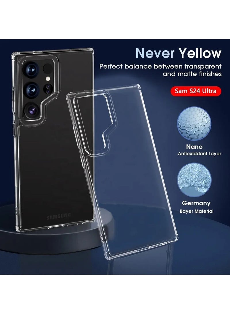 إكس ليفيل جراب X-Level Armor Series غير اللامع المقاوم للسقوط لهاتف Samsung Galaxy S25 Ultra (شفاف) - Image 3