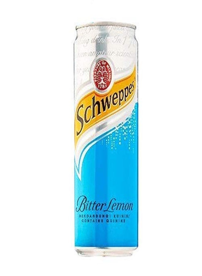 Schweppes Bitter Lemon Can 320ml, Pack of 6 Cans (Imported Product) - Image 2