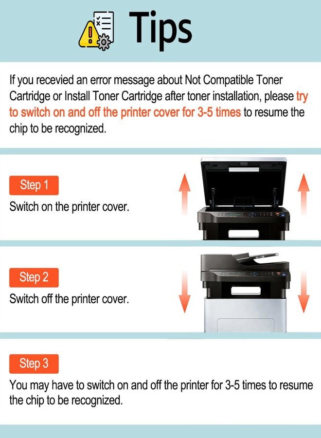 Greencycle Compatible Toner Cartridge Replacement for Samsung 111S MLT-D111S Black Compatible with Samsung Xpress SL-M2020W Xpress SL-M2070W Xpress SL-M2070FW Printer 4PK - Image 5