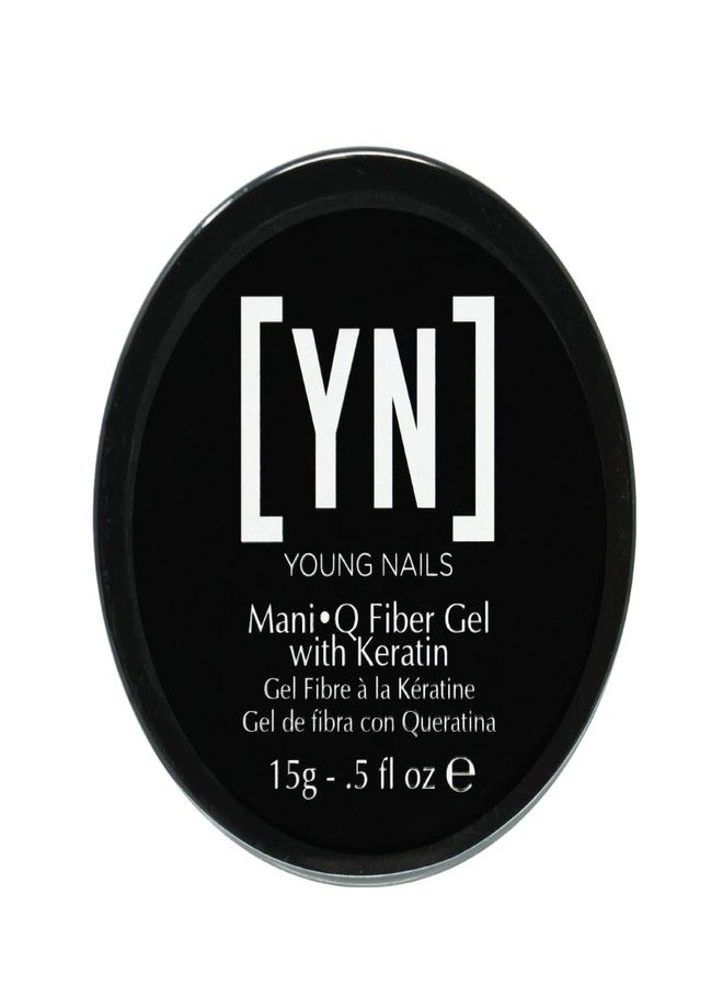 Young Nails ManiQ Fiber Gel with Keratin - Clear, 15g