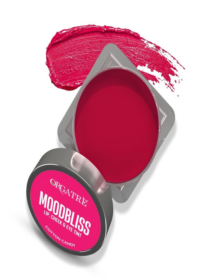 Orgatre Moodbliss Lip, Cheek & Eye Tint with Goodness of Kojic Acid and Retinol, Nourishes & Hydrates Dry Chapped Lips (Cotton Candy, 8GM) - Image 1