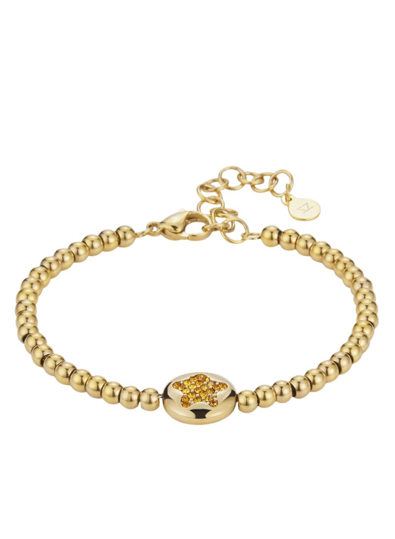 زنك سوار ZINK النسائي من الفولاذ المقاوم للصدأ باللون الذهبي | ZFBR007GS - Image 1