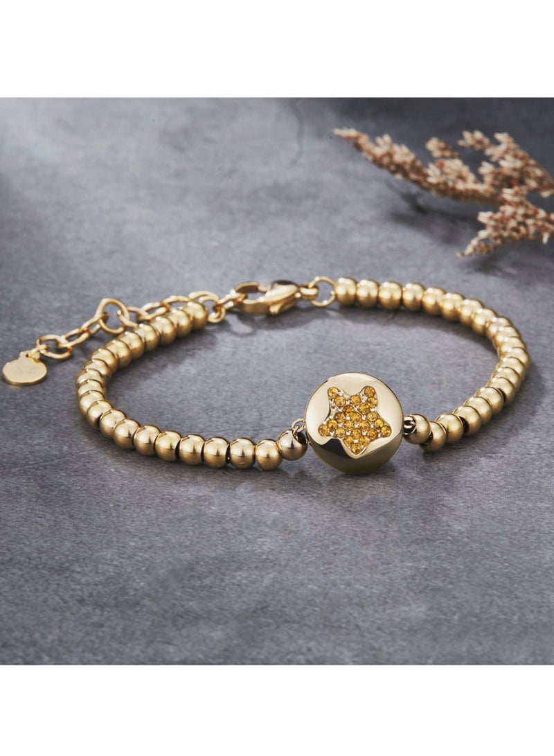 زنك سوار ZINK النسائي من الفولاذ المقاوم للصدأ باللون الذهبي | ZFBR007GS - Image 4