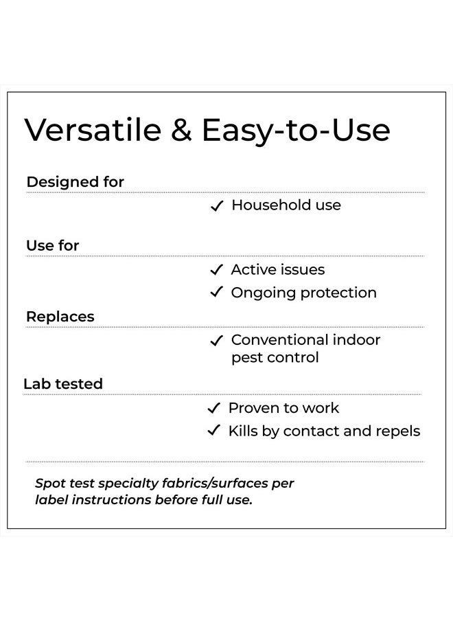 wondercide - Indoor Pest Control Spray for Home and Kitchen - Ant, Roach, Spider, Fly, Flea, Bug Killer and Insect Repellent - with Natural Essential Oils - Pet and Family Safe — Lemongrass 32 oz - Image 1