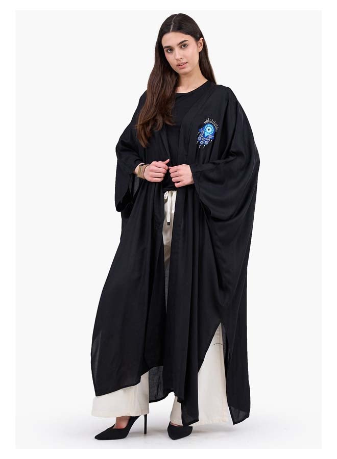 Clue Maxi Kimono with Embroidery  - Image 1