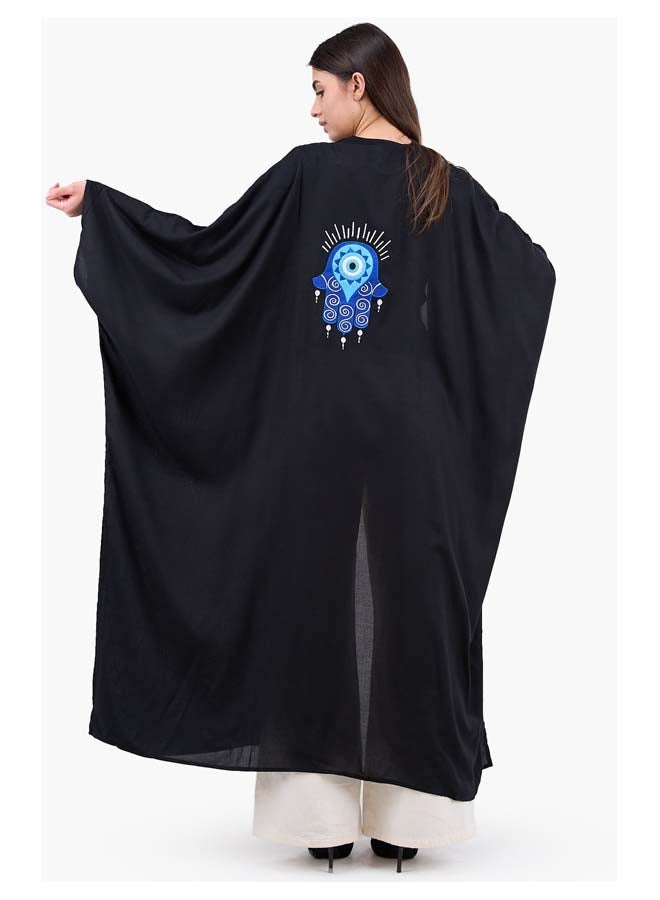 Clue Maxi Kimono with Embroidery  - Image 3
