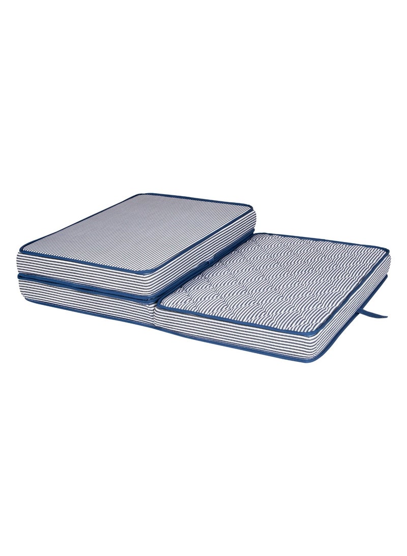 Comfy Luxury Exclusive Collection Guest/Travel 180x90x10cm Stripe Folding Foam Portable Mattress - Image 3