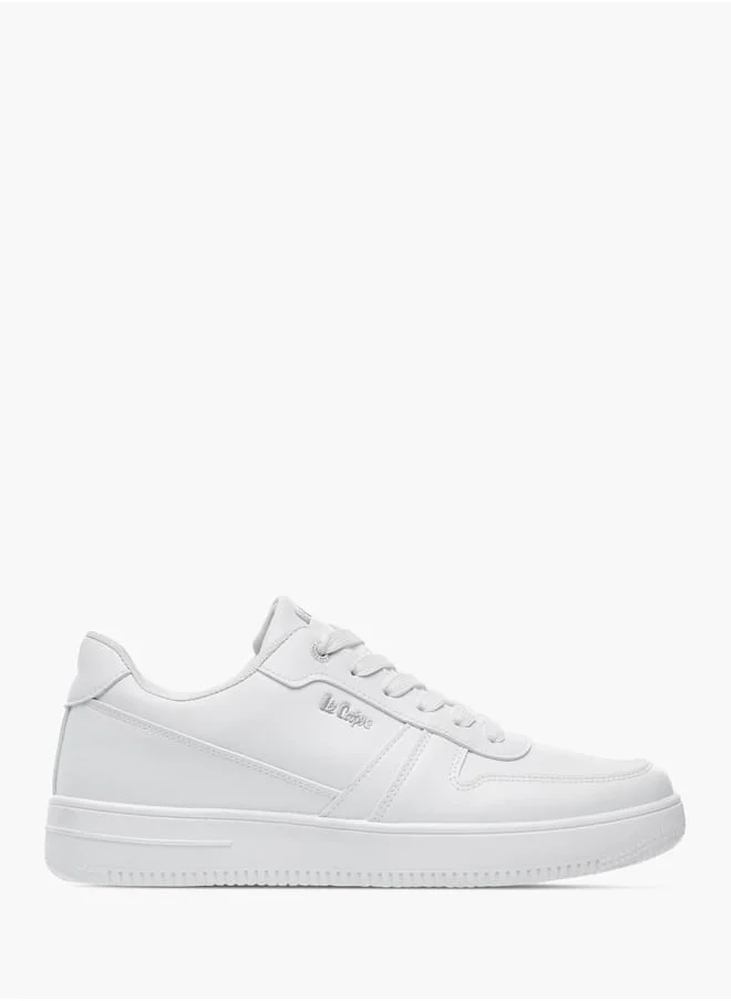 Lee Cooper Mens Logo Detail Lace-Up Sneakers