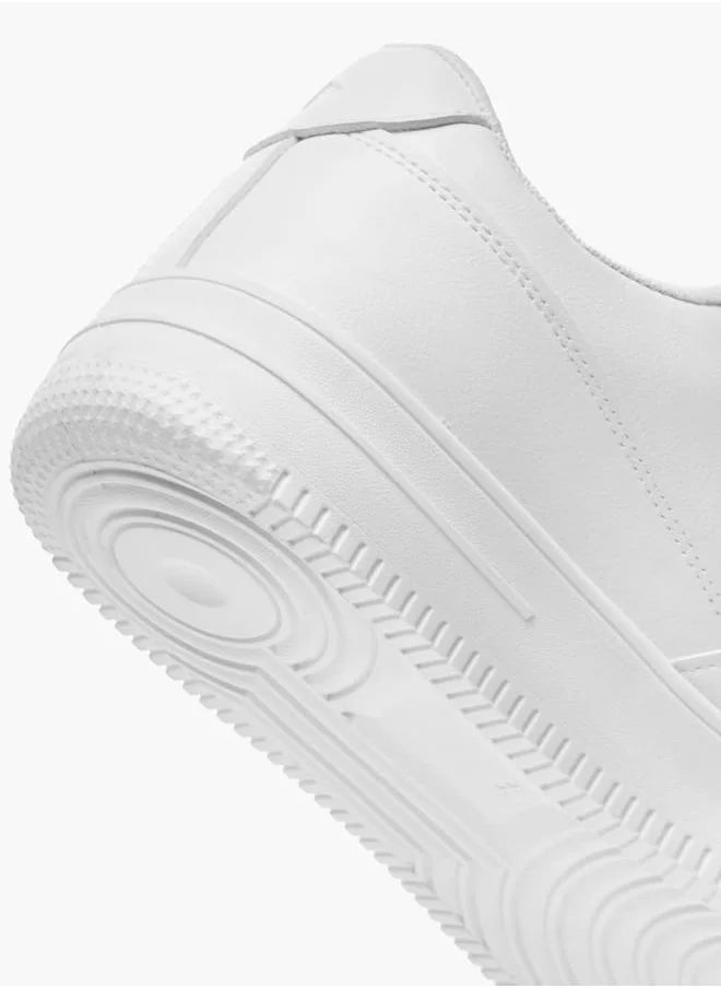 Lee Cooper Mens Logo Detail Lace-Up Sneakers