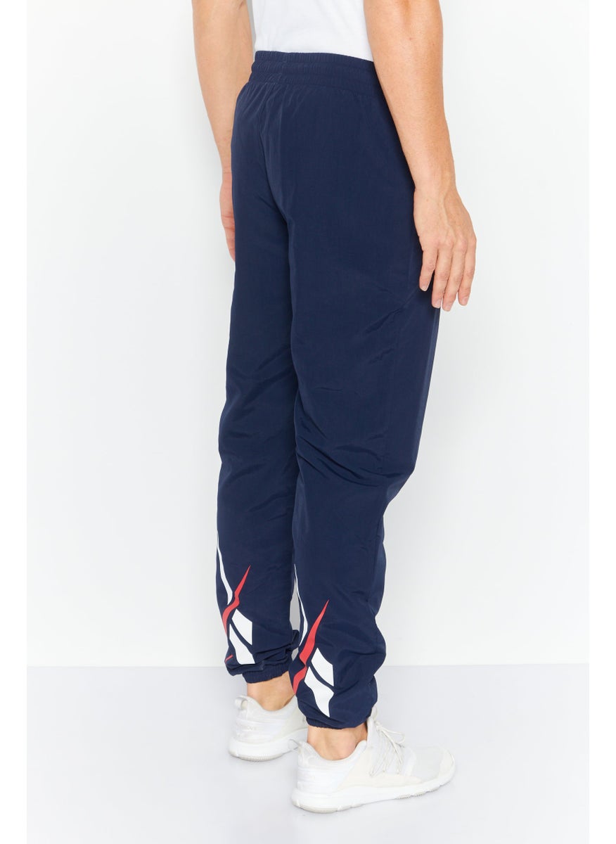 Reebok Men Sportswear Fit Brand Logo Training Sweatpants, Navy Blue  - Image 3