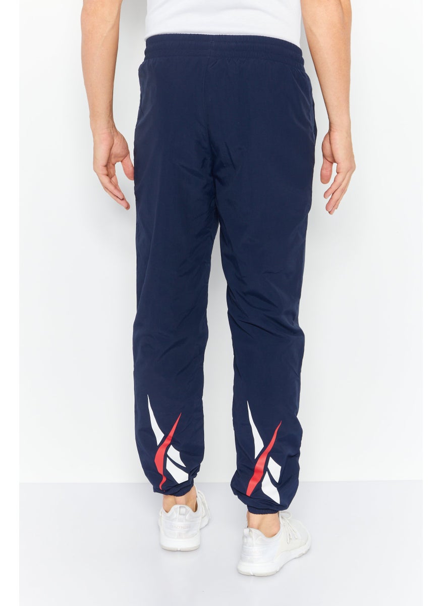 Reebok Men Sportswear Fit Brand Logo Training Sweatpants, Navy Blue  - Image 4