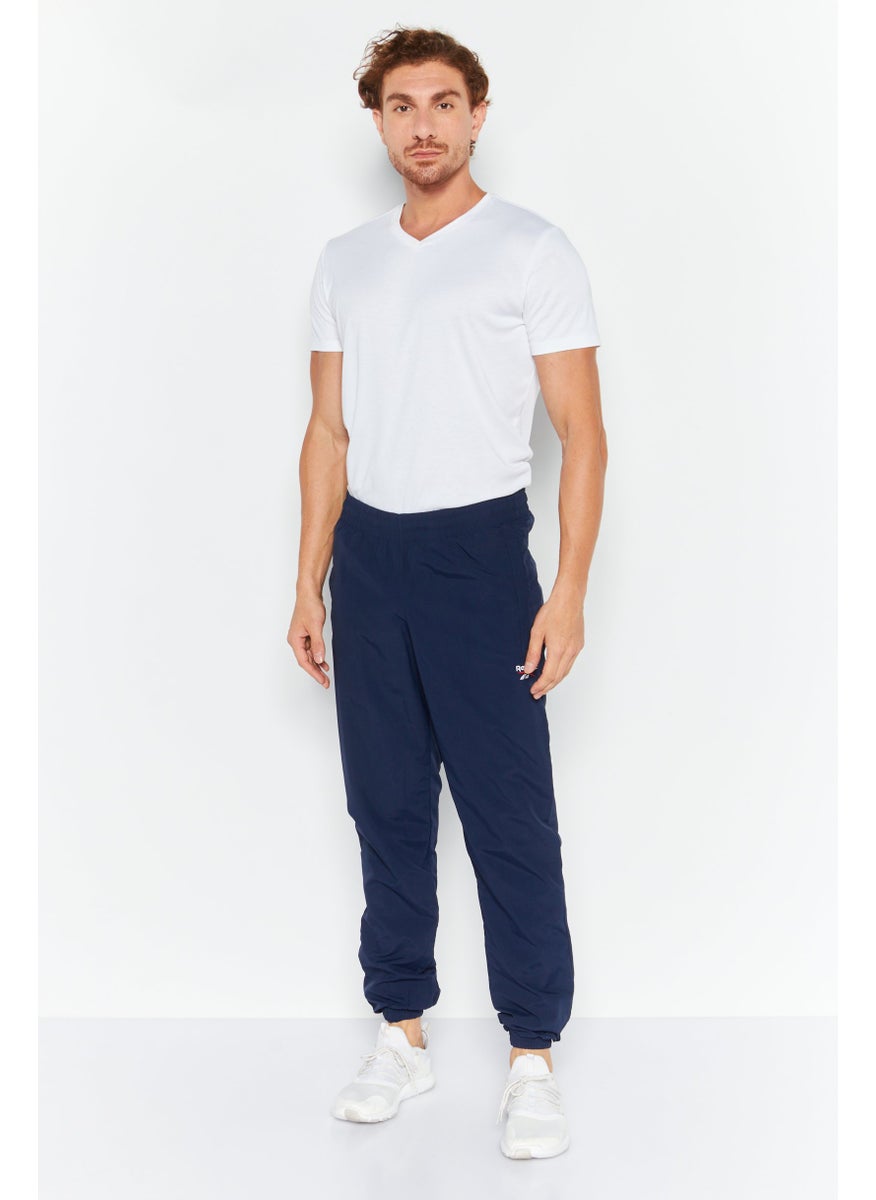 Reebok Men Sportswear Fit Brand Logo Training Sweatpants, Navy Blue  - Image 2
