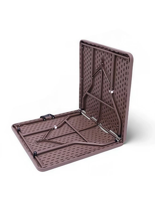 تالا طاولة قابلة للطي مع مقبض متعددة الاستخدامات – 180×73×74 سم – خفيفة الوزن وسهلة الحمل للاستخدام الداخلي والخارجي - Image 3