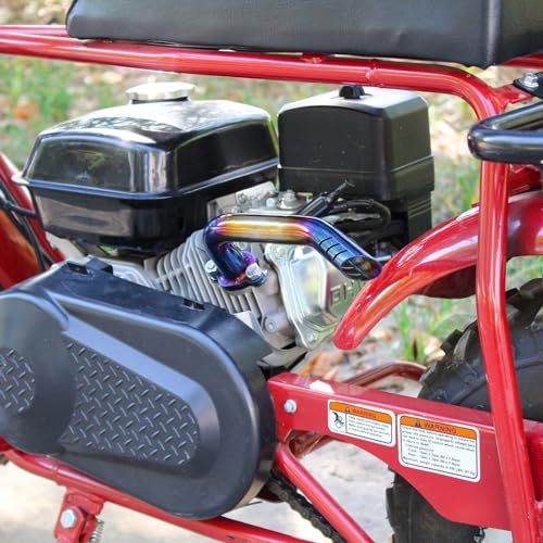 WNOOENG Header Exhaust Pipe Kit for Coleman CT200u CT200u-ex BT200X KT196 196cc 6.5hp, for Non-Hemi Predator 212cc Baja Warrior MB200 GX160 GX200 Engine Axis M200 Mini Bike - Image 3