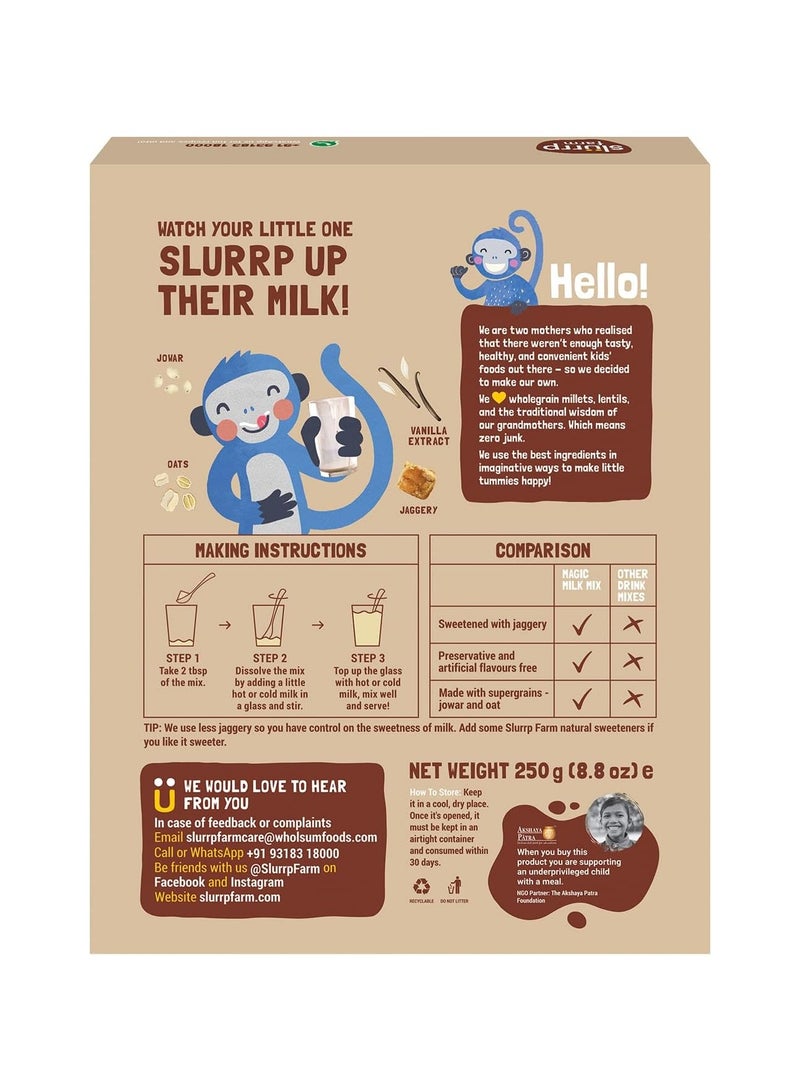 Slurrp Farm Magic Milk Mix Millet Vanilla 250g - Image 2