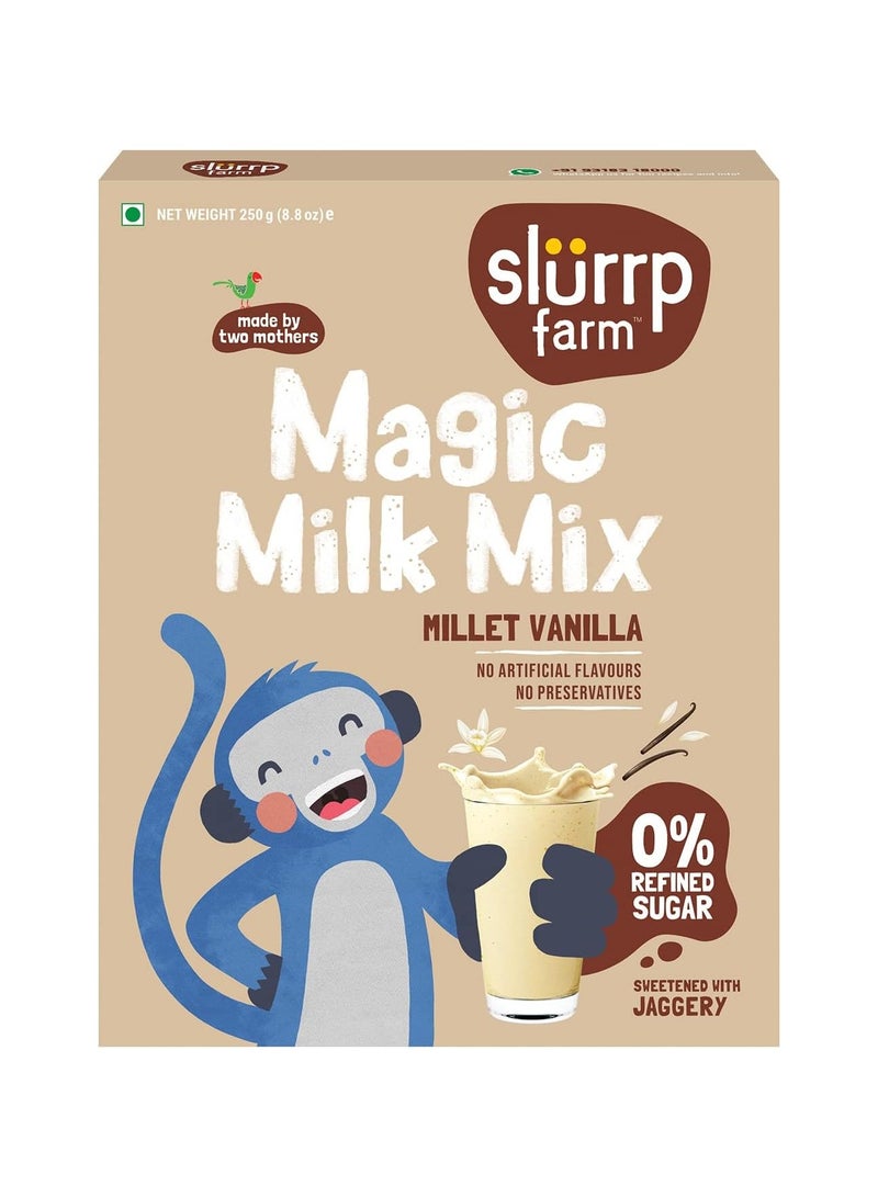 Slurrp Farm Magic Milk Mix Millet Vanilla 250g - Image 1
