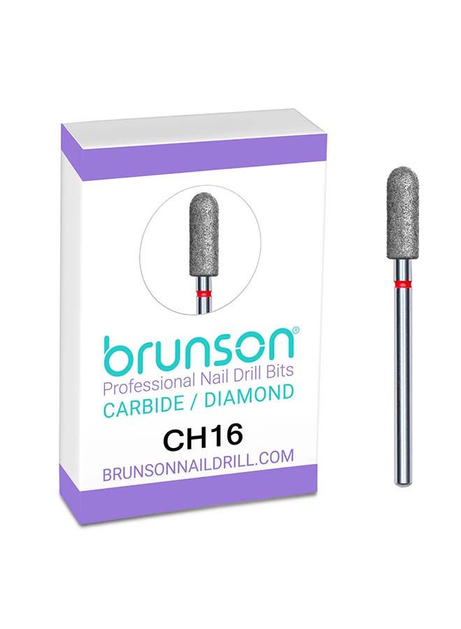 brunson Nail Drill Bits Diamond Cuticle Remover Nail Bits CH16 - Image 1
