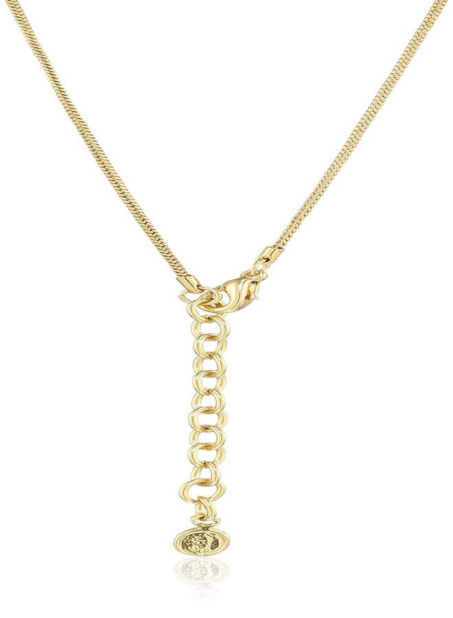 استيل قلادة إستيل النسائية الفاخرة المطلية بالذهب عيار 24 قيراطاً والمرصعة بالكريستال النمساوي - Image 3