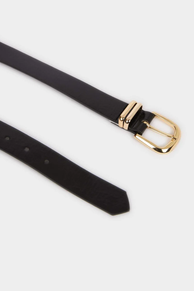 ديفاكتو Woman Rectangle Clasp Faux Leather