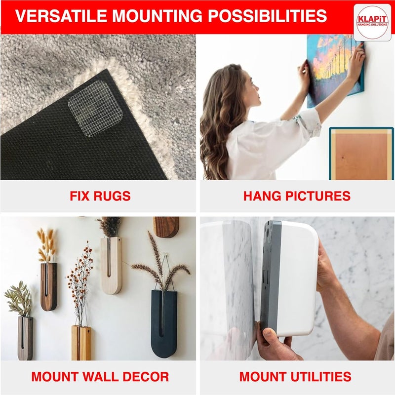 KLAPiT Super Strip Gripzilla - Heavy Duty Double Sided Nano Mounting Tape - Image 5