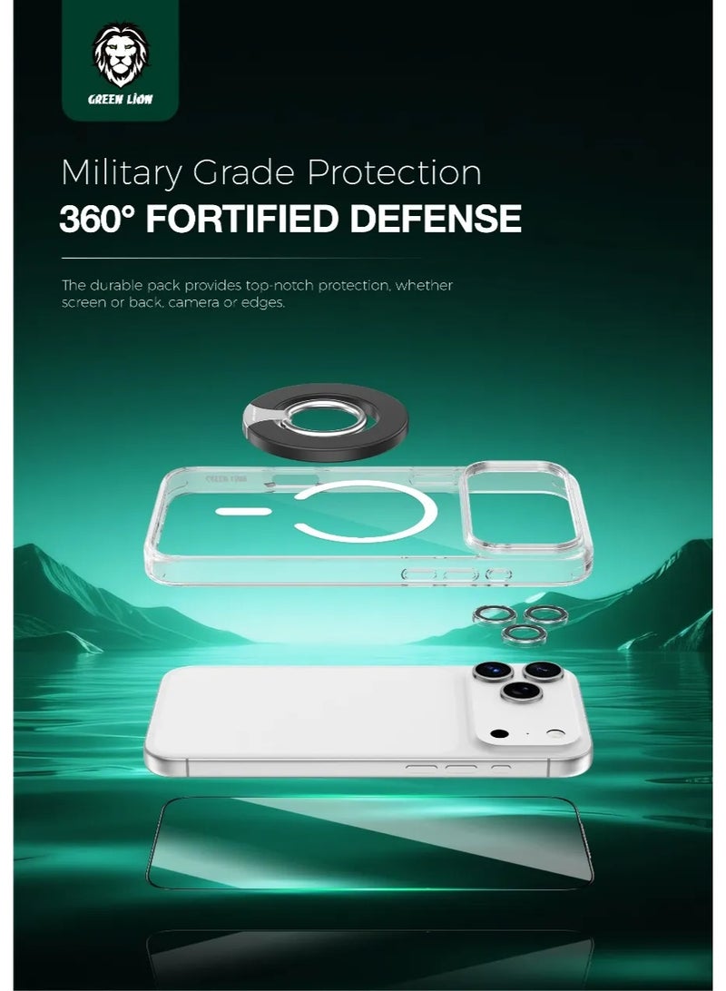 GREEN LION iPhone 17 Pro Max 4 In 1 Protection Pack / iPhone 17 Pro Max  Full Protection / Maximum Protection - Image 2