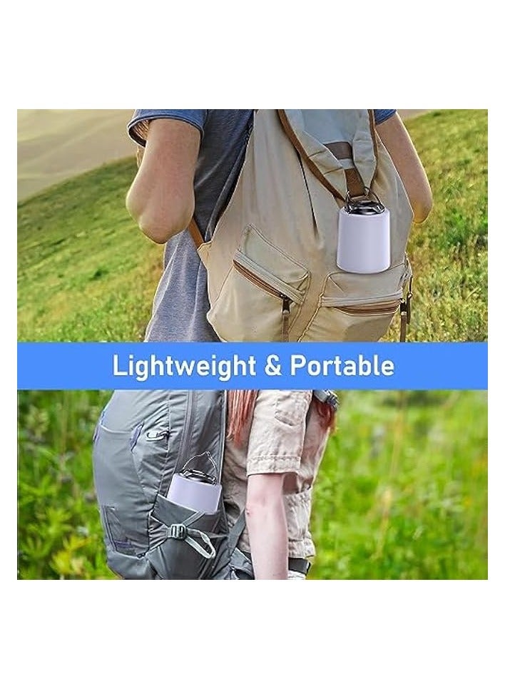 erorex Camping Lantern Rechargeable, 2000mAh Camping Lights Lamp, 3000K Warm Light, Brightness Adjustable 3 Light Modes,10+ Hrs Runtime Waterproof Tent Light for Camping, Emergency, Power Cuts - Image 5