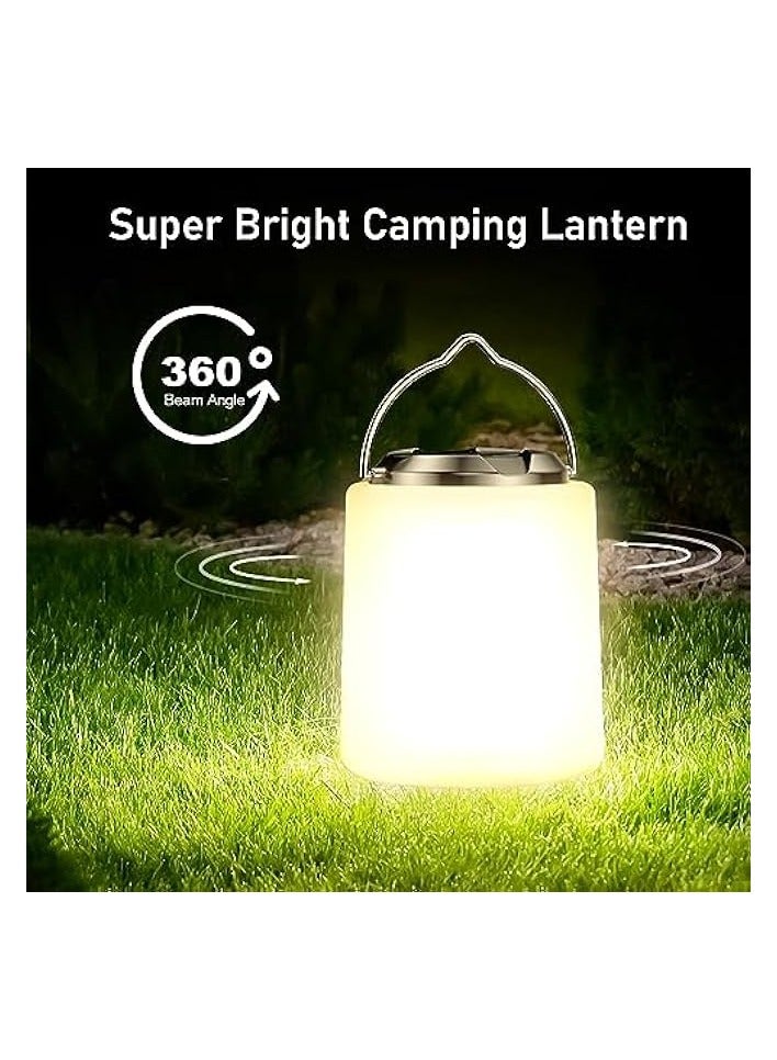 erorex Camping Lantern Rechargeable, 2000mAh Camping Lights Lamp, 3000K Warm Light, Brightness Adjustable 3 Light Modes,10+ Hrs Runtime Waterproof Tent Light for Camping, Emergency, Power Cuts - Image 3