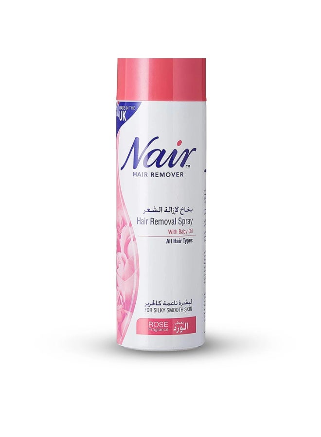 نير بخاخ مزيل شعر بعطرالورد 200 مل 3 عبوات - Image 4