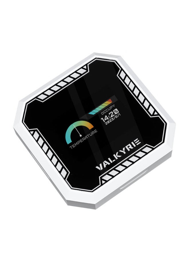 Valkyrie B240w Vk All-in Cpu Liquid Cooler With 2-inch Ips Lcd Screen, Multi-platform Support, Argb Lighting Effects, And One-wire Connection - Image 2