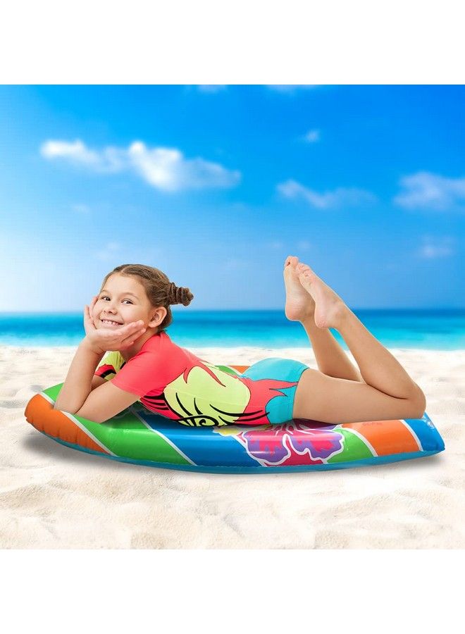 ArtCreativity Luau Inflatable Surfboard Inflatable Surfboard For Beach Tropical & Luau Surf Boards For Party Decorations Inflatable Pool Toy For Kids And Adults Beach Party Inflate 1 Piece 34 - Image 3