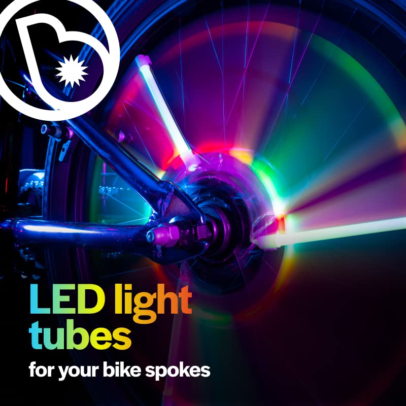 Brightz SpinBrightz LED Bike Wheel Lights - Kids Bike Lights for Night Riding - Bike Accessories for Boys, Girls & Adult Bikes - Cool Stocking Stuffers for All Ages (Color Changing) - Image 2